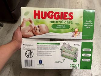 Huggies Natural Care Sensitive Baby Wipes 1024ct
