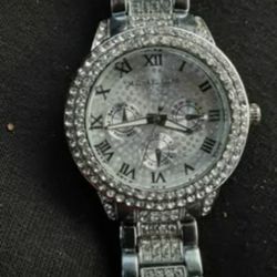 Michael Kors Silver Rhinestone Watch