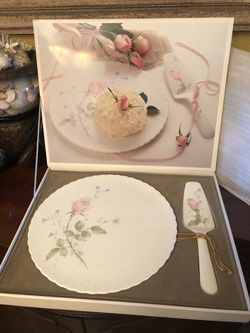 Mikasa Bone China Cake Plate And Server