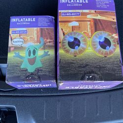 Ghost & Eyeball Inflatables