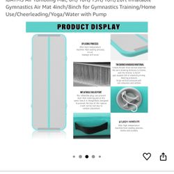 IBATMS Air Tumbling Mat, 9.84ft