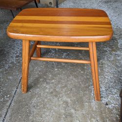 Farmhouse Country Wood Stool 