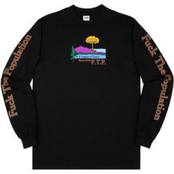 FTP ATOMIC L/S SHIRT BLACK SIZE LARGE NEW
