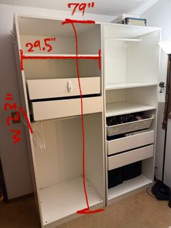 Closet storage organizers!