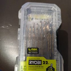 RYOBI
Titanium Drill Bit Set (22-Piece)