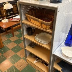Polymer White Top W/ 4 Shelves