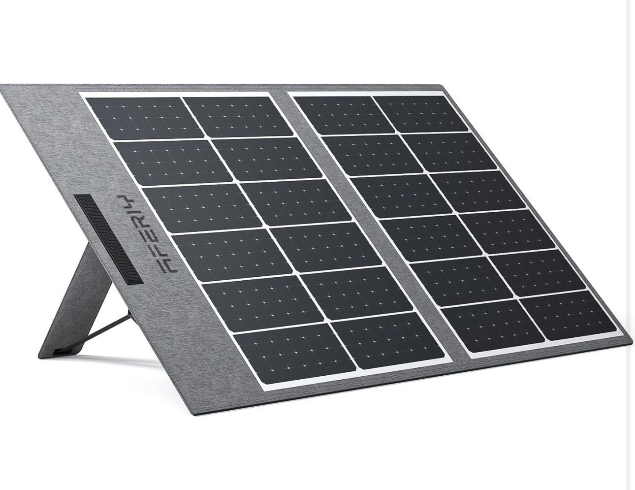 New AFERIY Portable Solar Panels 65 Watt for Solar Generator with Kickstand, Solar Panel for RV Outdoor Camping