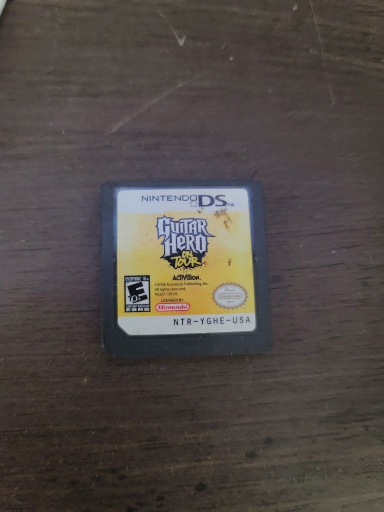 Guitar Hero On Tour Nintendo Ds