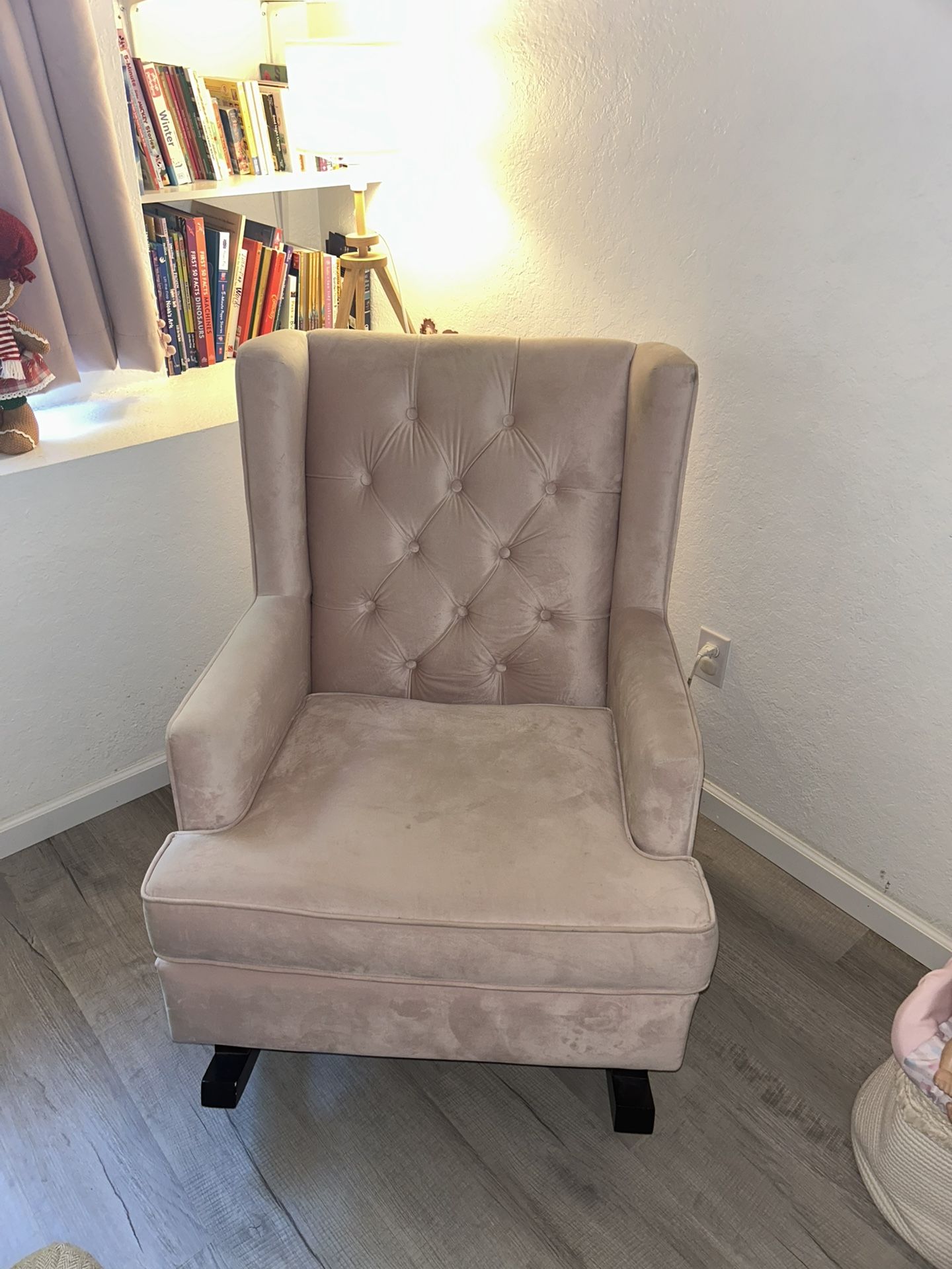 Light Pink Rocking Chair
