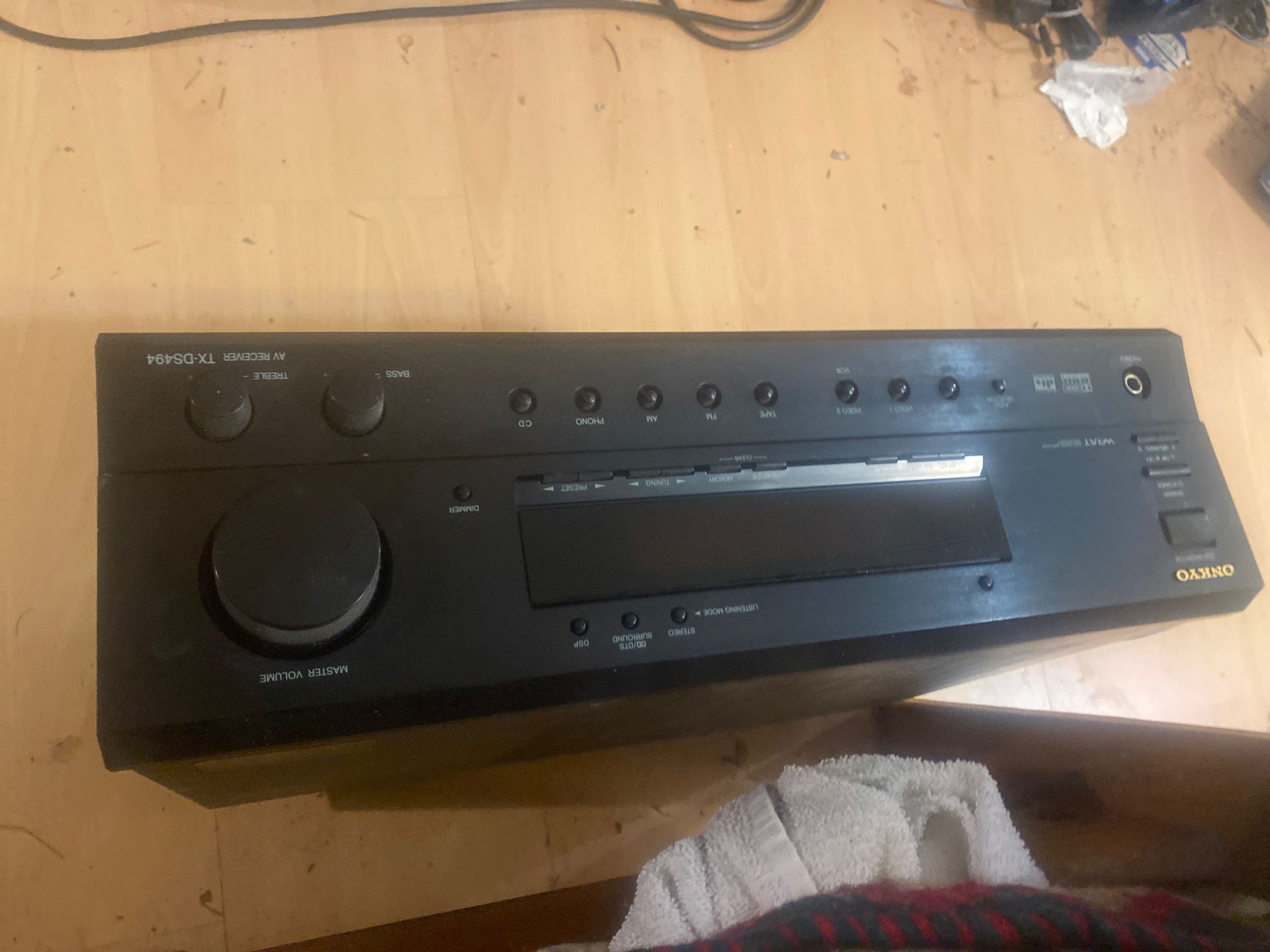 ONKYO TX-DS494 SURROUND STEREO RECEIVER Used Pre-owned