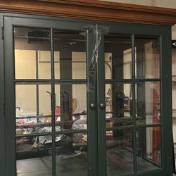 Glass Lit Kitchen Cabinet