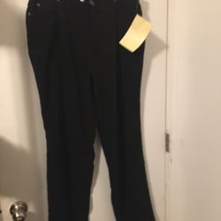 Faux suede dress pants