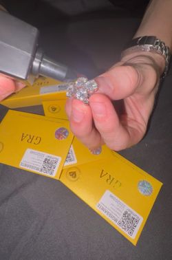 Moissanite earrings