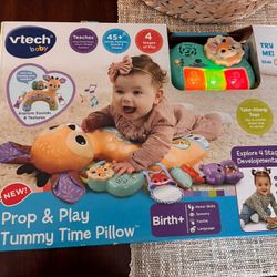 VTech Prop & Play Tummy Time Pillow 