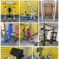 Gym Fitness Dumbbell Olympic Weight Plate Bar Barbell Power Squat Rack Bench Extension Chest Functional Trainer Treadmill Bike