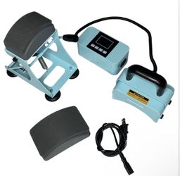 Hat Heat Press Machine with 2 Interchangeable Platens & Cap Stretcher, Digital Hat Press for Caps, Memory Function, Precise Time & Temperature Control