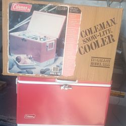 Vintage Coleman Cooler 