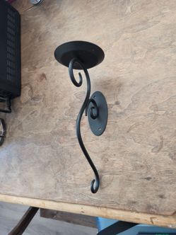 Gothic candle holder wall mount