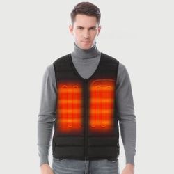 Venustas Heated Vest 7.4V With V-Neck For Men L