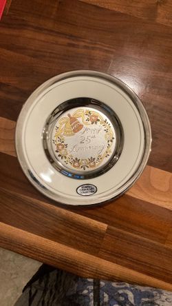 Anniversary plate