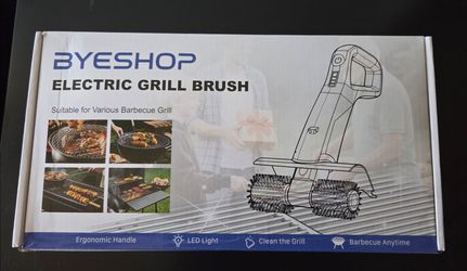 Electric Grill Brush with 2 Brush Heads, 800RPM