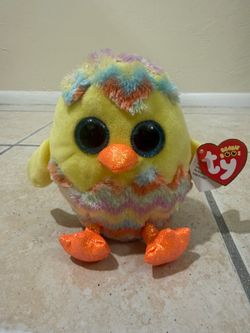 TY Beanie Boos “Corwin” the Chick In Egg (6 inch) NEW Tags Easter