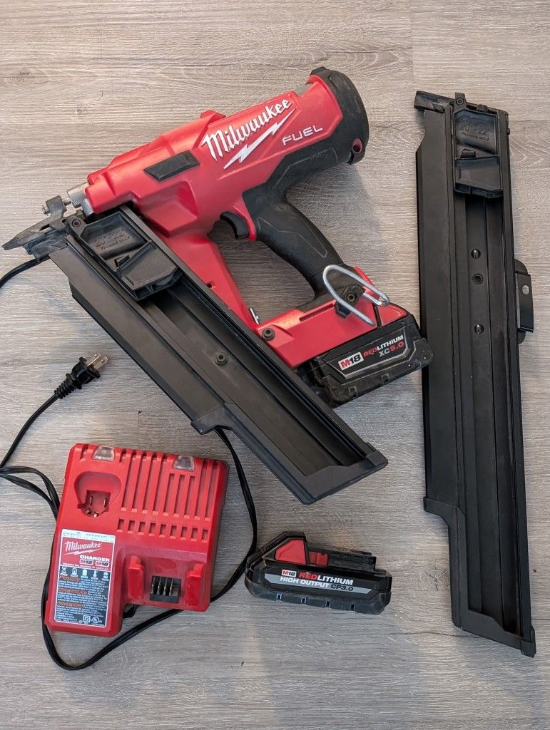 Milwaukee M18 21 Degree Framing Nailer OBO