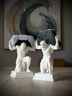 🎮 Atlas Gamer Controller Stand | Soporte Decorativo para PS5 & Xbox