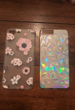 iPhone 7 Plus cases $15 each or $25 for both
