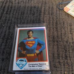 1978 Superman Movie Cards