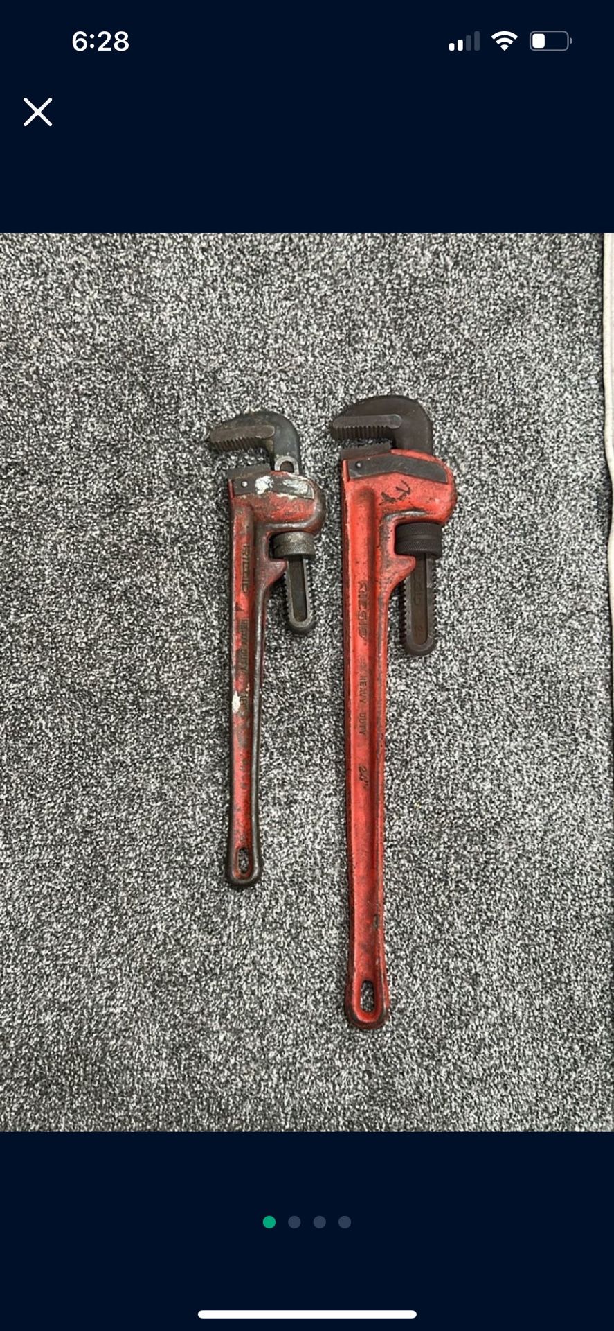 RIDGID 24-inch/ 14 Inch Heavy-Duty Straight Pipe Wrench