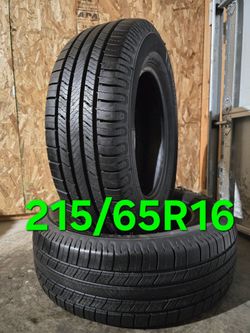 215/65/16 Tires All Season Michelin Defender² Pair of 2