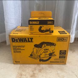 DEWALT 20V MAX Cordless 6.5 in. Sidewinder Style Circular Saw + 20V MAX 5.0 Ah Lithium-Ion Battery