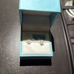 Lab Grown Diamond Stud, Earrings, One, Carat