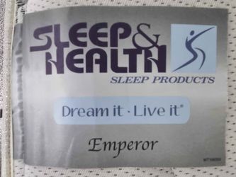 Sleep & Health Emperor Mattress Set with Frame