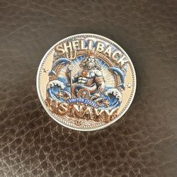 US Navy Shell  Back Challenge Coin