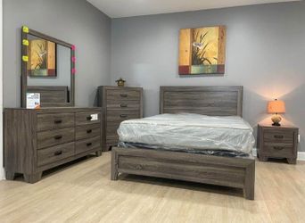 Gorgeous Grey Bedroom Set 🩶 King & Queen Available • Brand New • Delivery Available