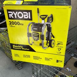 Ryobi 2000 Psi Power Washer 