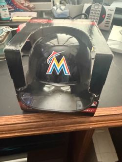 New in box Miami Marlins mini helmet
