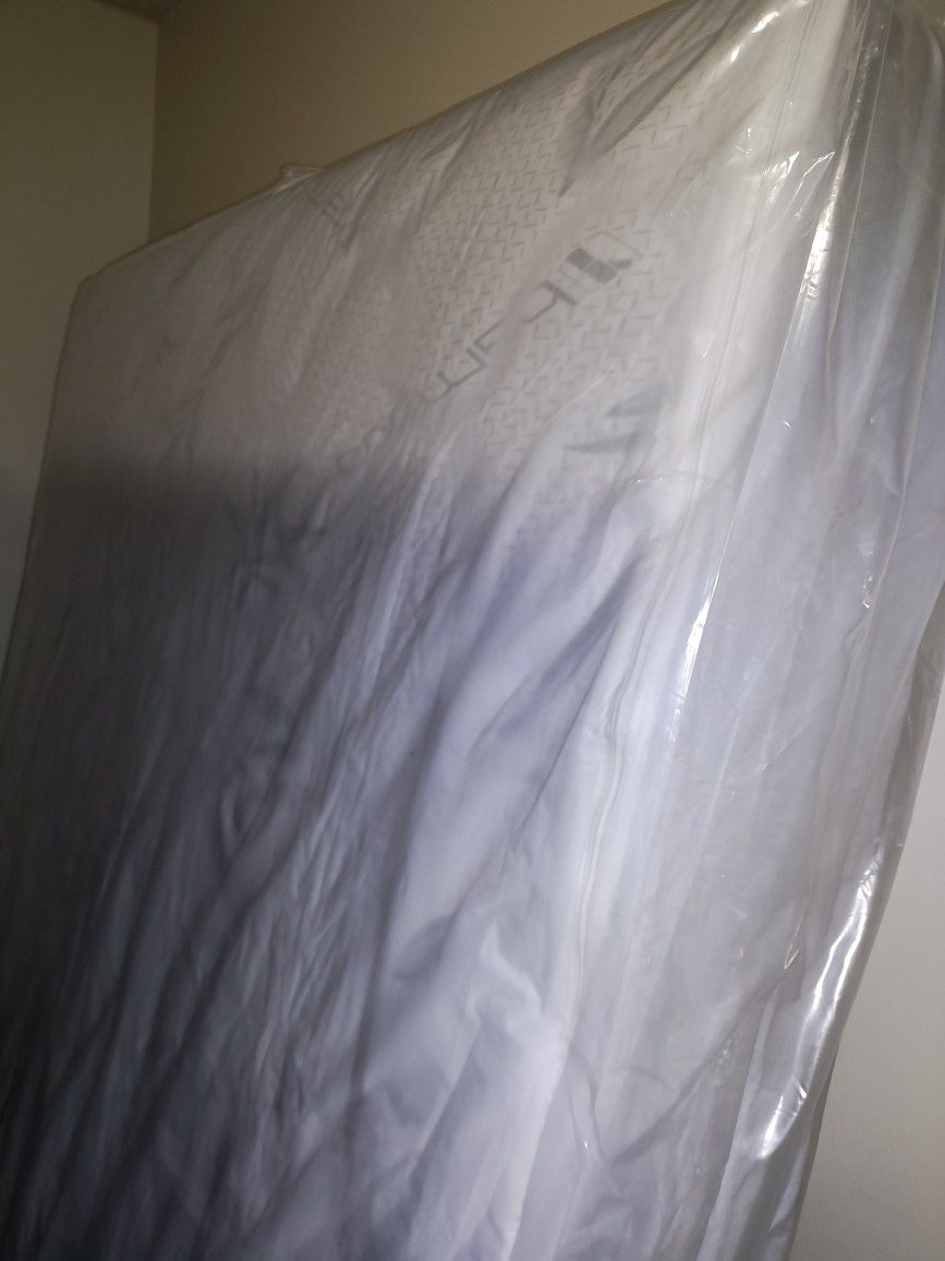 Queen Size Quilted Mattress And Box Spring