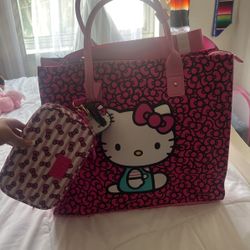 Hello Kitty Hang bag and Fanny pack set