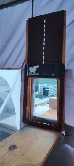 Run Chicken Automotive Door