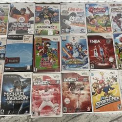 The Original Wii With 18 Games And Tons Of Accessories 