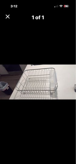 Dish Drying Rack with Utensil Holder