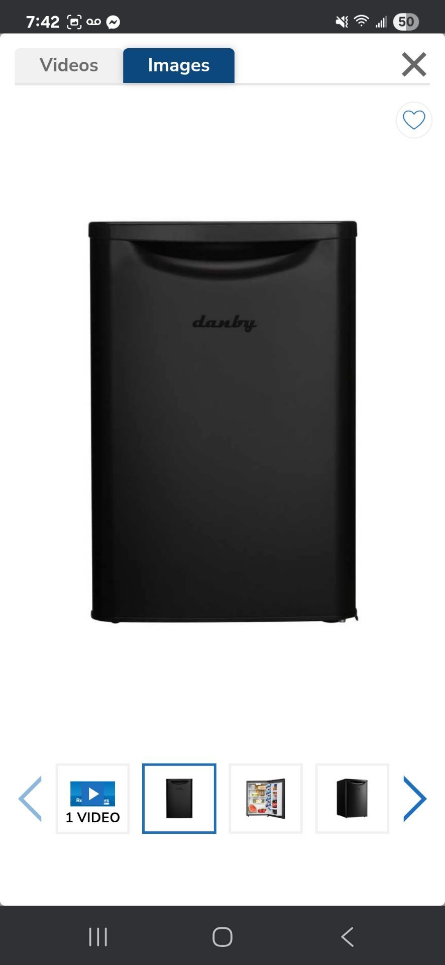 Danby 2.6 cu.ft. Compact Mini Fridge