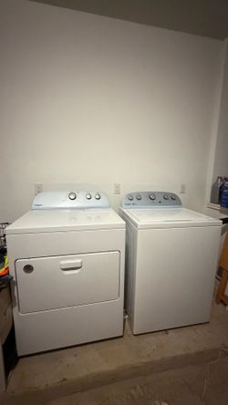 Whirlpool washer dryer set