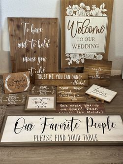 Wedding Signs