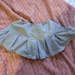 Grey Mini Skirt