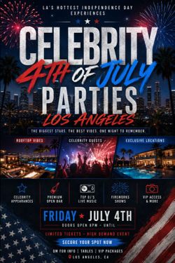 Celebrity 4th of July parties Tickets All Weekend