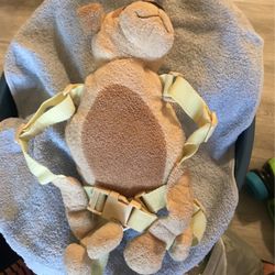 Baby backpack with strap